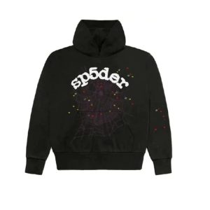 Black Sp5der Hoodie – Your Go-To Urban Fit