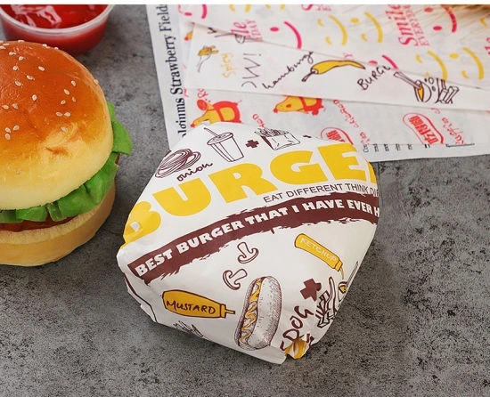 Maximize Customer Experience with Premium Custom Burger Wrapping Paper