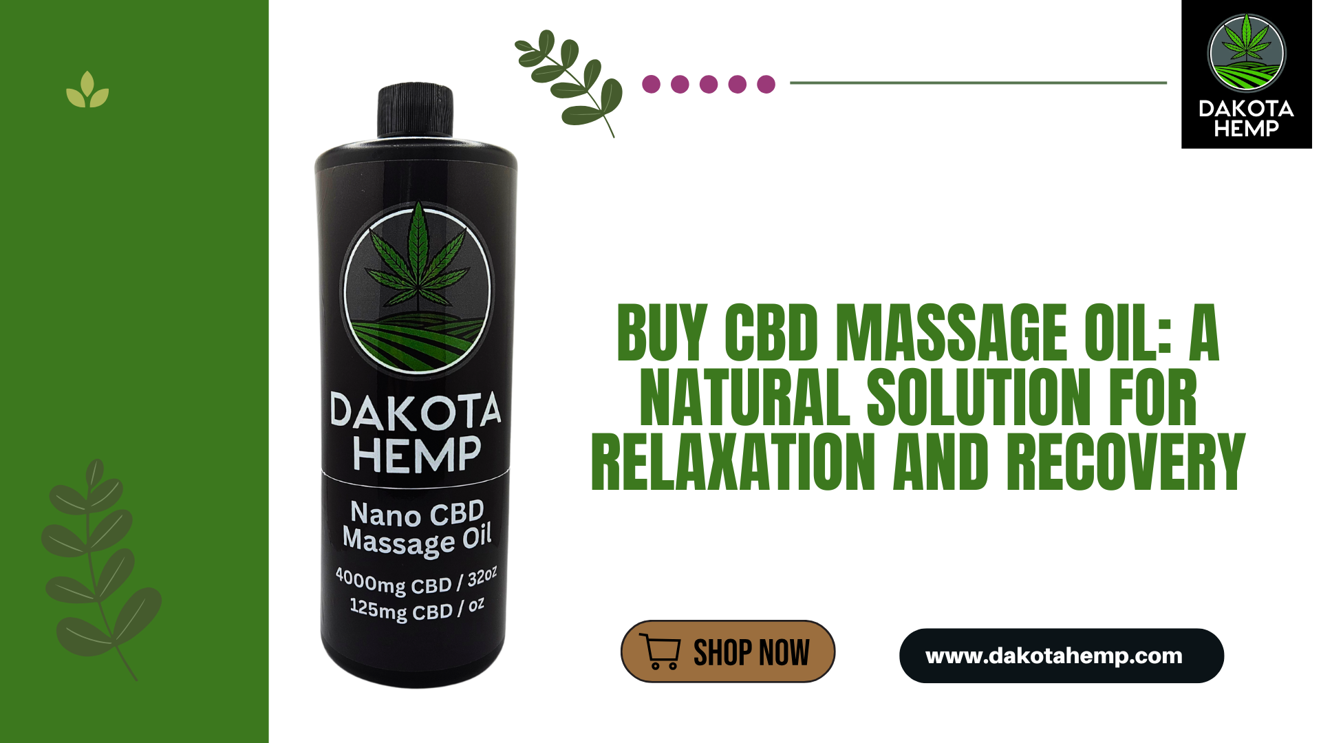 Buy CBD Massage Oil