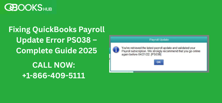 QuickBooks Payroll Update Error PS038